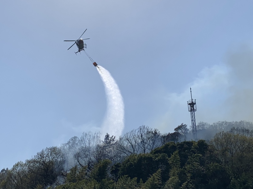 北区長野　火事　消火