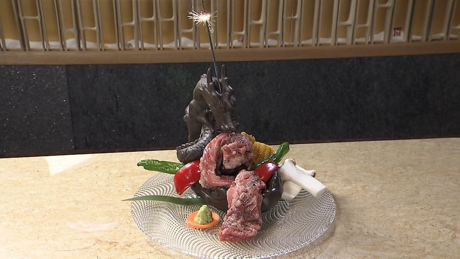 絶品神戸牛が堪能できる高級焼き肉店の映えメニュー「昇龍カルビ」が登場‼…町屋やきにく　密陽家（金バク！2023年 8月 18日OA）