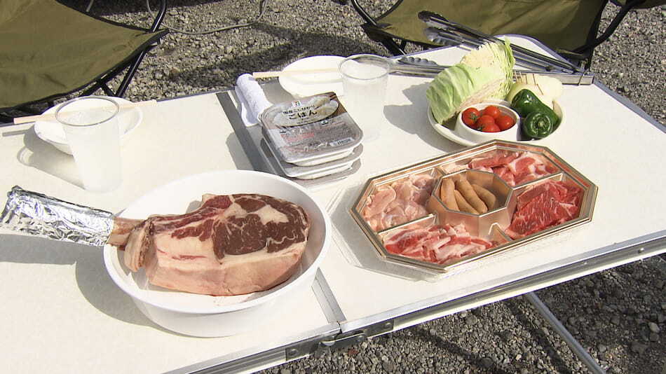 アウトドアサウナが併設されたRVパークで西村さんがキャンプ飯を披露！…RVパーク KUMONパーク（金バク！2023年 10月 13日OA）