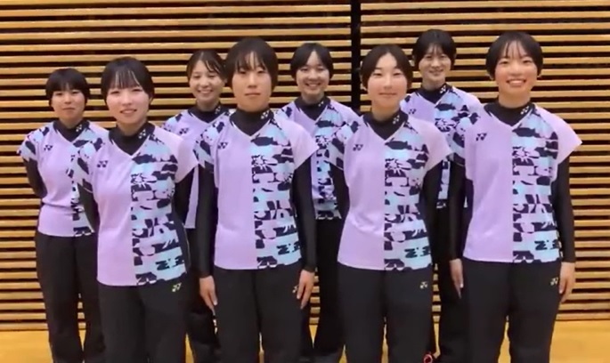 就実女子ソフトテニス部　主要メンバー